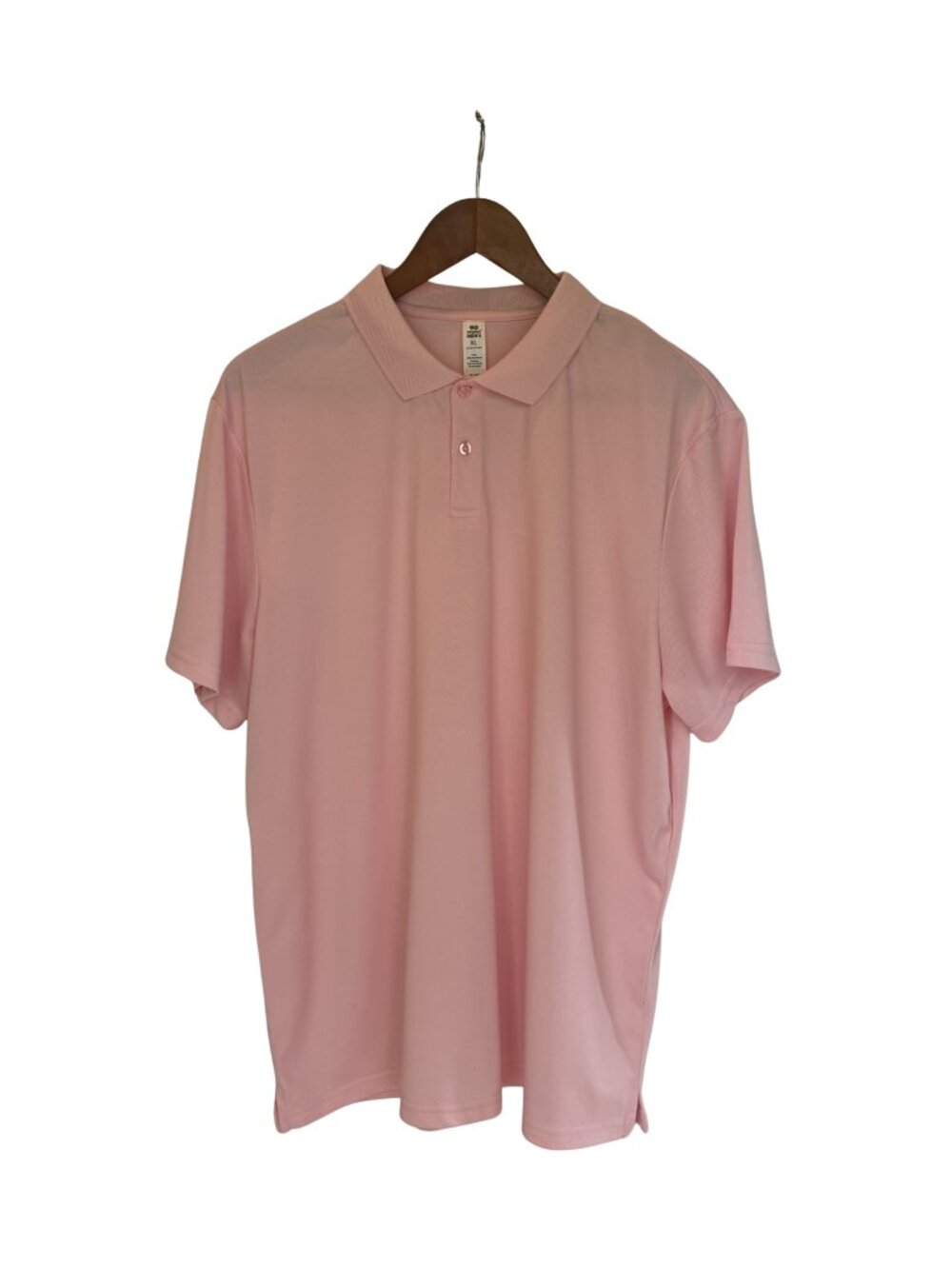 90 Degree by Reflex Men's Light Pink Polo - Size XL